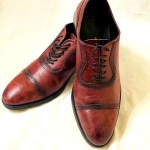 Zara leather shoes size 8